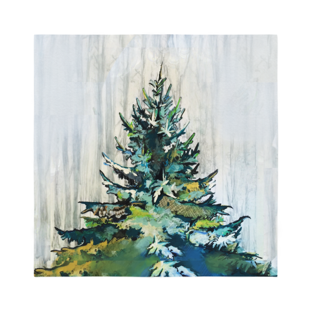 Winter Tree Scarf - Karen Ann Jones ~ artist
