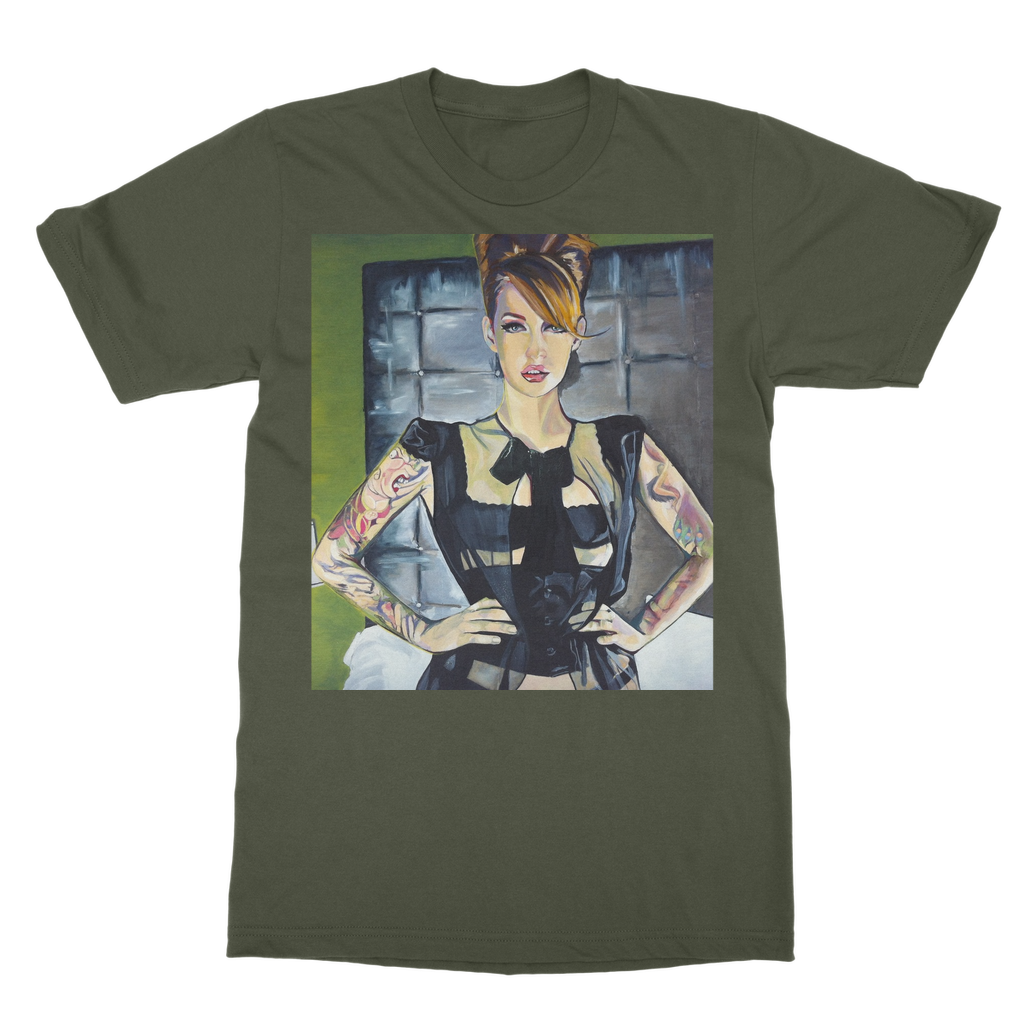T-shirt - Green bedroom - Karen Ann Jones ~ artist
