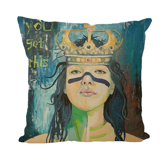 You Got This Throw Pillow with Insert