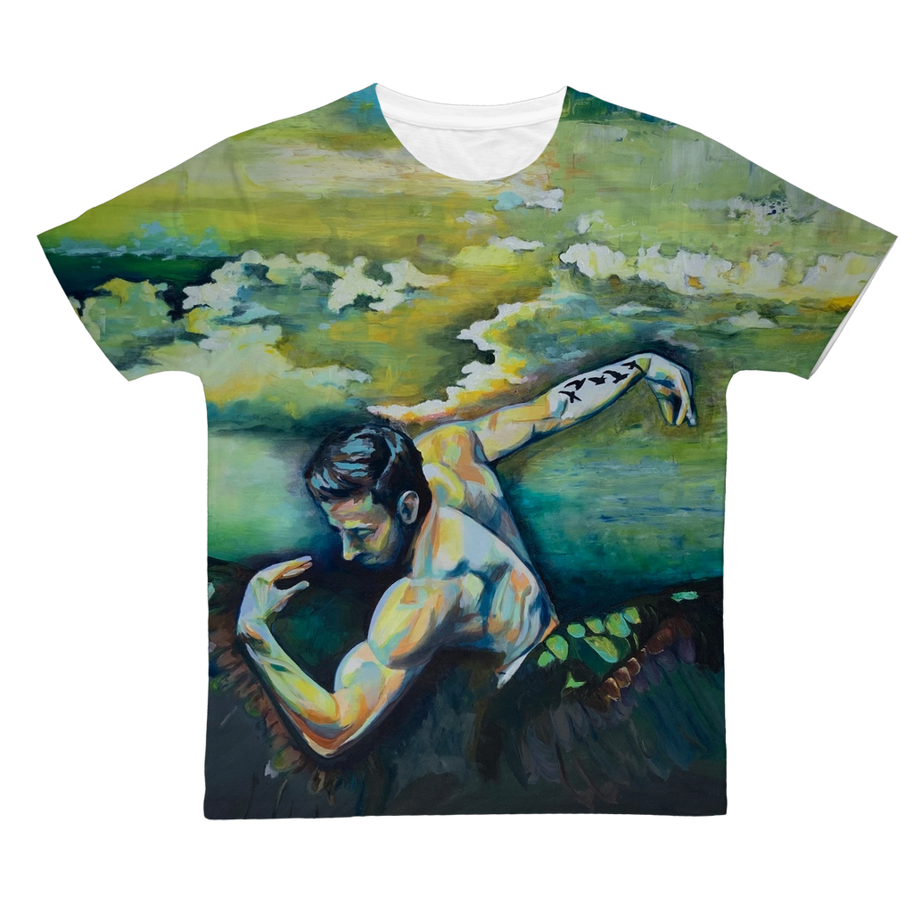 Flying Cloud  Adult T-Shirt - Karen Ann Jones ~ artist