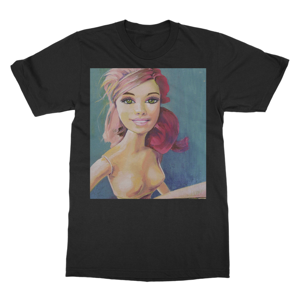 T-Shirt - barbie pink hair - Karen Ann Jones ~ artist