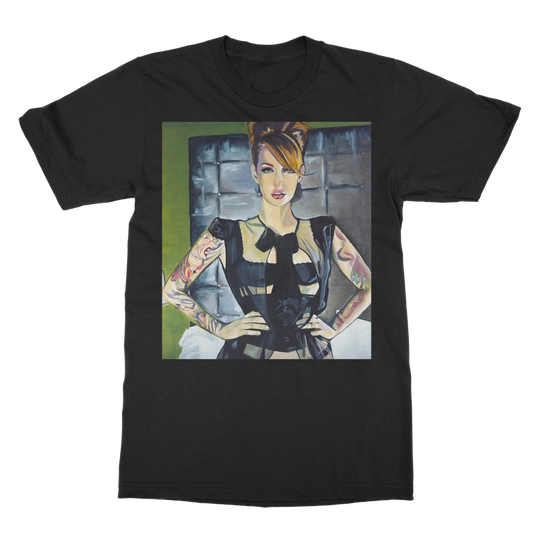 T-shirt - Green bedroom - Karen Ann Jones ~ artist