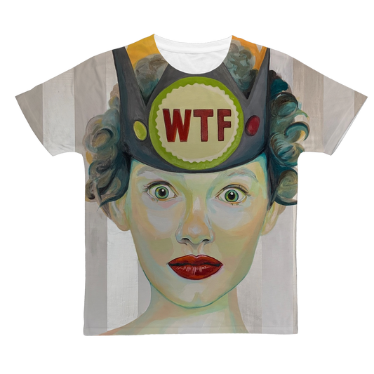 WTF Classic Allover Adult T-Shirt - Karen Ann Jones ~ artist