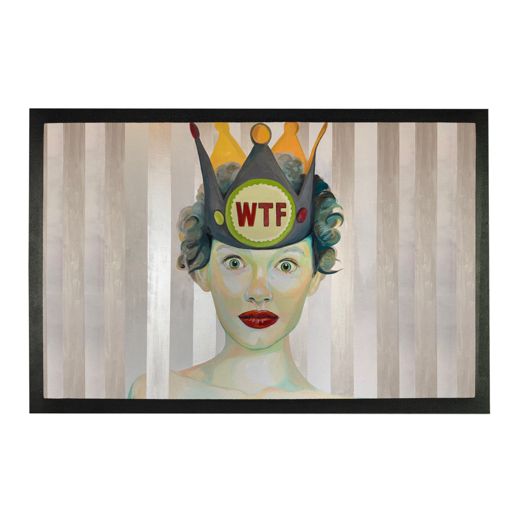 WTF - Doormat - Karen Ann Jones ~ artist