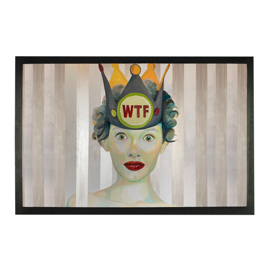 WTF - Doormat - Karen Ann Jones ~ artist