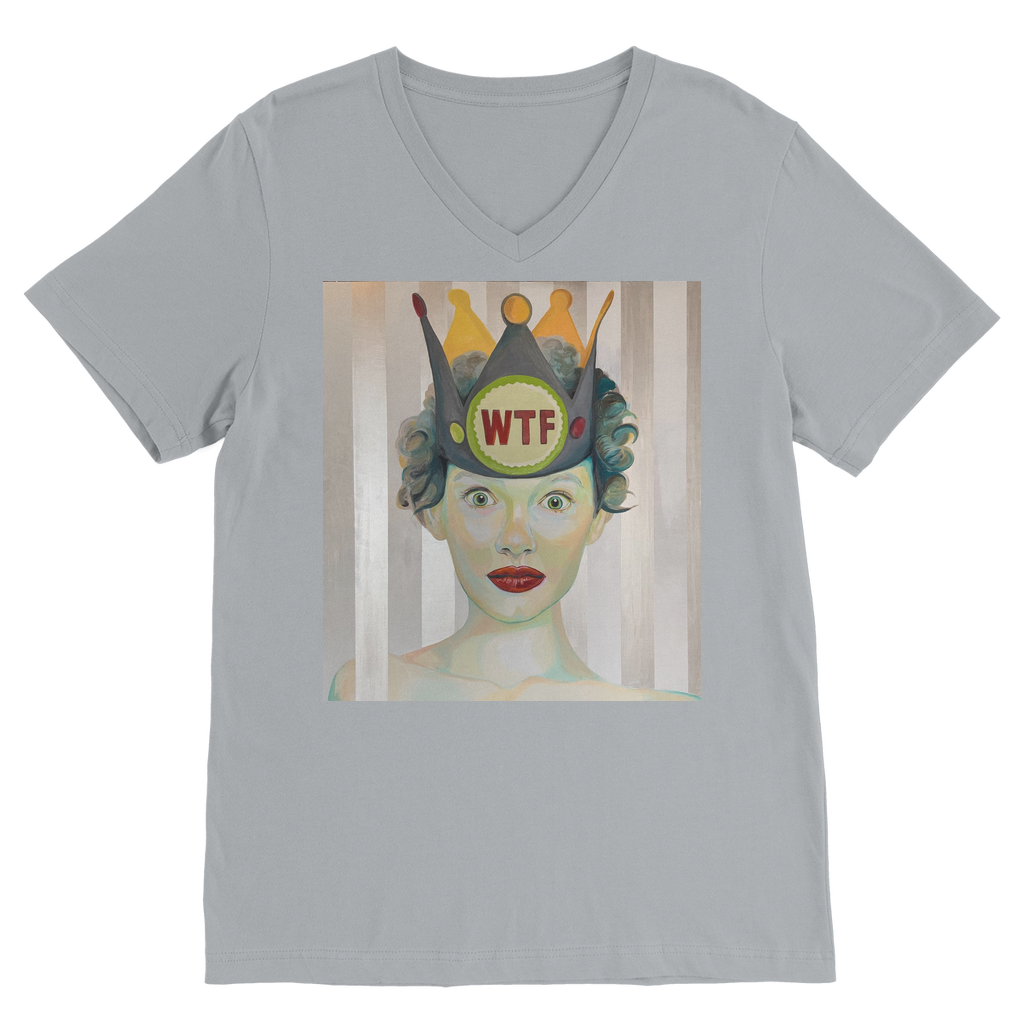 WTF Classic V-Neck T-Shirt - Karen Ann Jones ~ artist