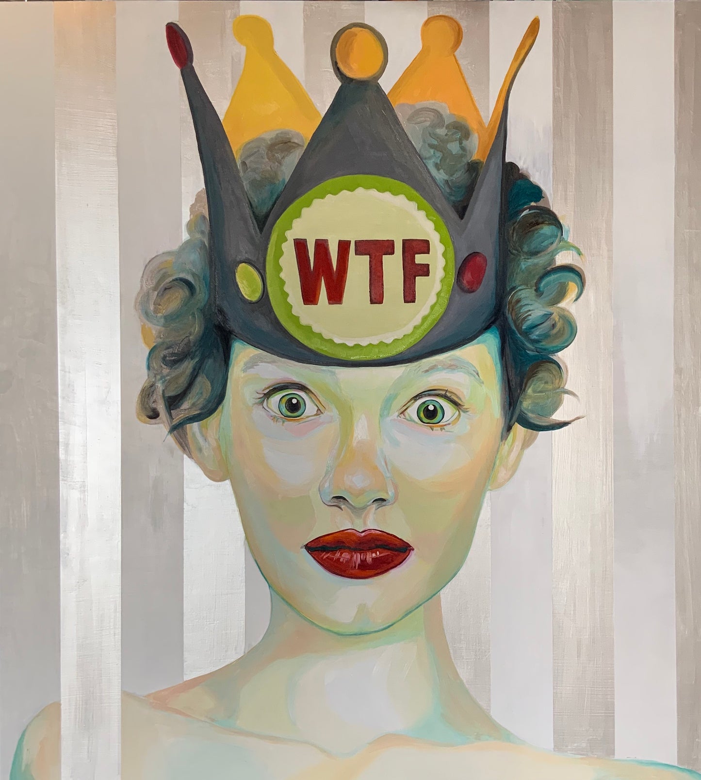 Flair skirt - WTF - Karen Ann Jones ~ artist