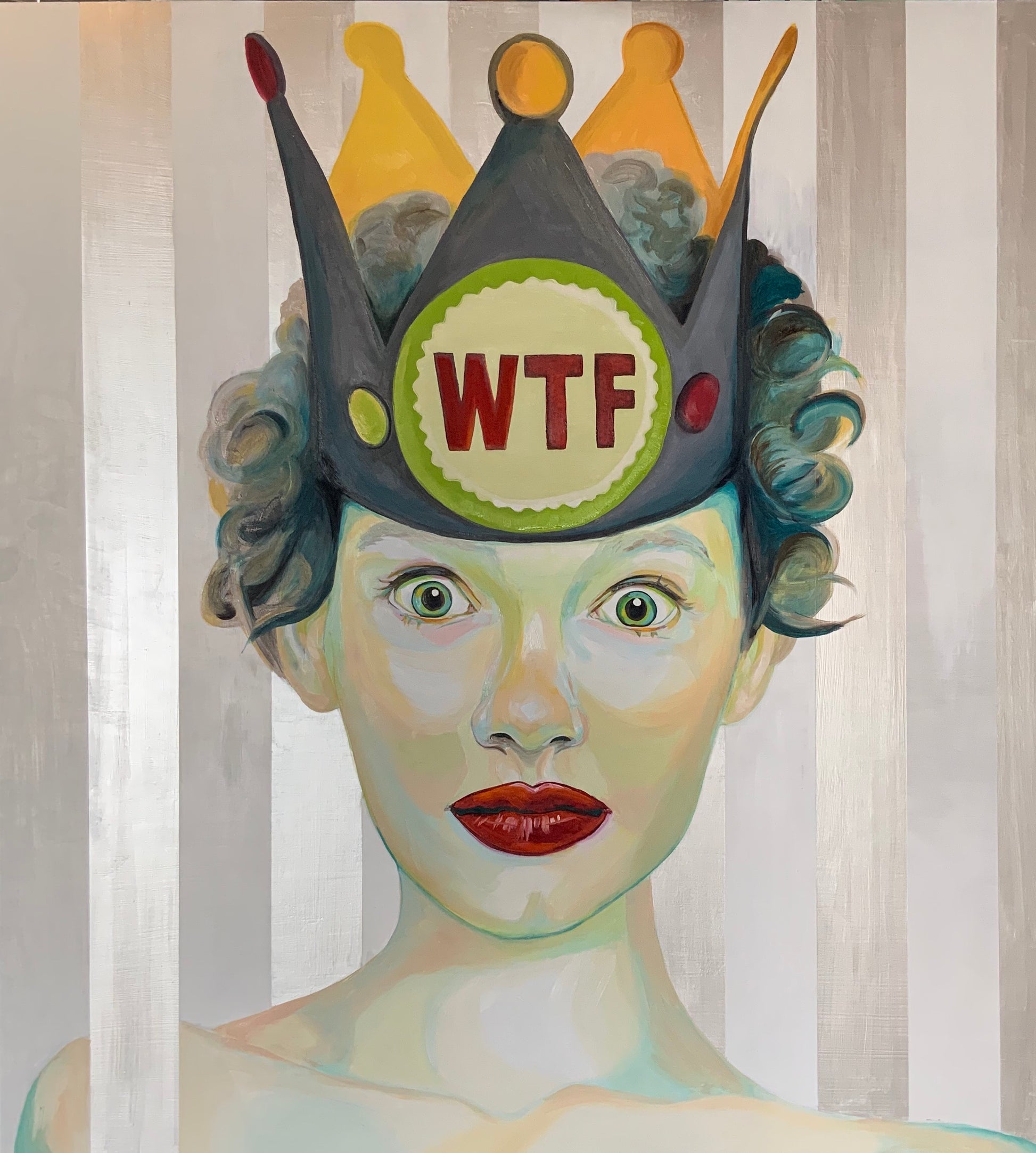 Flair skirt - WTF - Karen Ann Jones ~ artist