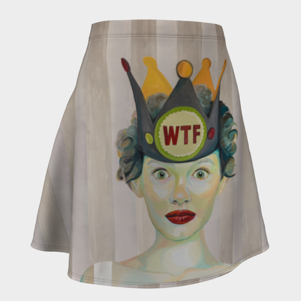 Flair skirt - WTF - Karen Ann Jones ~ artist